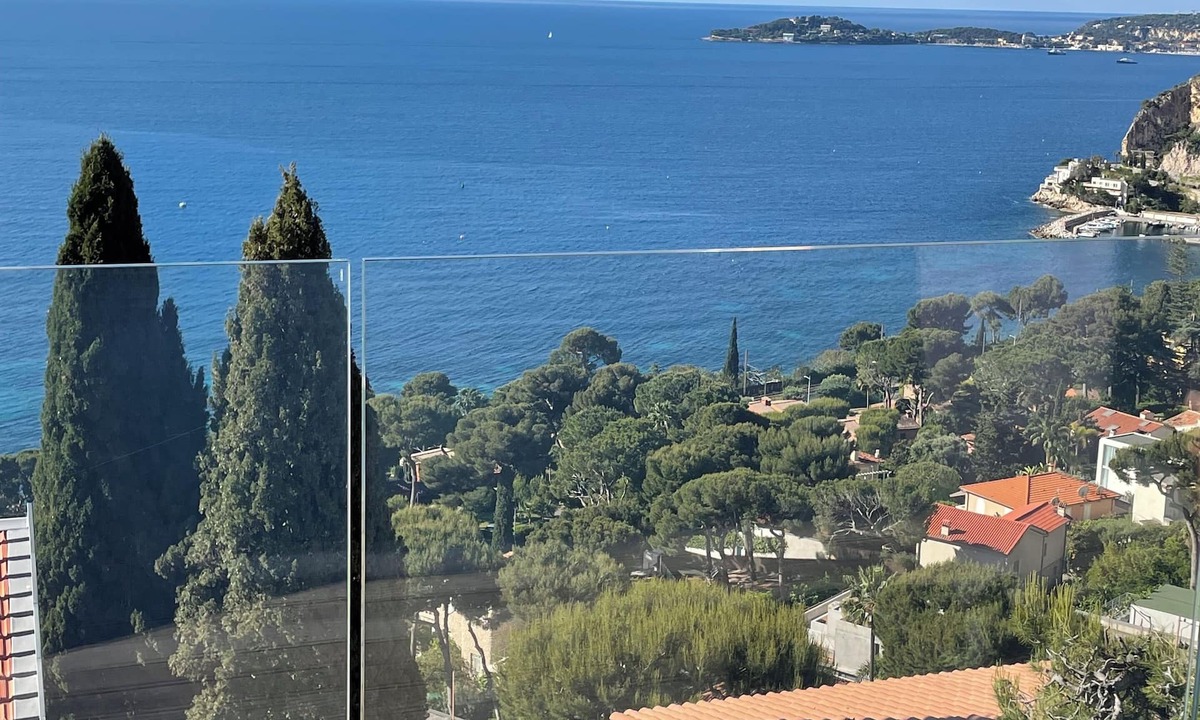 Eze Villa | Villa L'Ourmège/Exceptional sea view and 8-minute walk to the beach