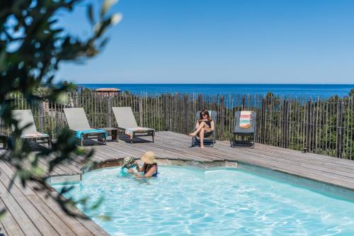 Sari-Solenzara Villa | Villa Mare è Machja avec piscine et vue mer
