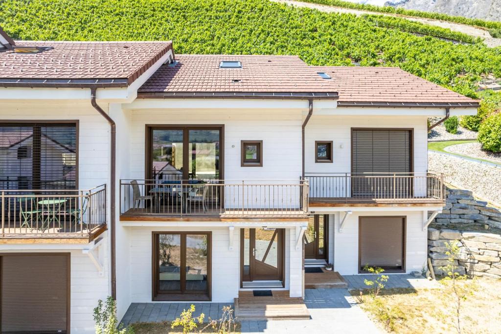 Saillon Villa | Villa mitoyenne proche des bains