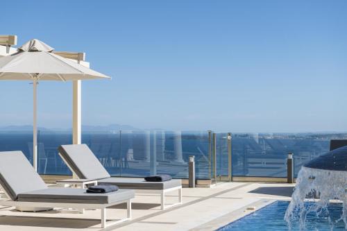 Pirgi Villa | Villa Monte Leone by Konnect with Pool, Hot Tub, Spa Room & Stunning Seaview