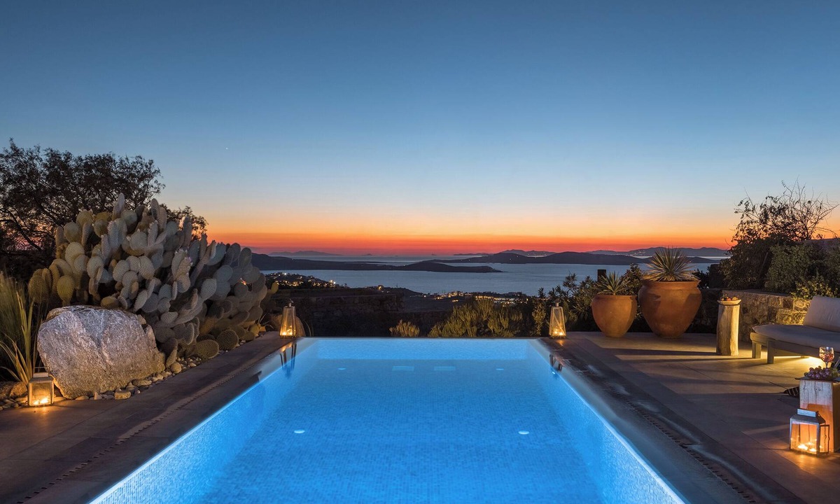Psarou Villa | Villa Mykonian Ode with Private Pool & Stunning Sunrise & Sunset Views