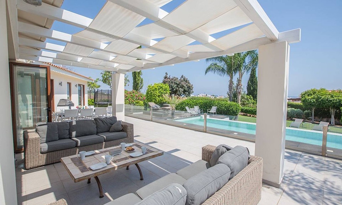 Protaras Villa | Villa Protaras Sunshine, Stylish 4BDR Villa with Pool, Close to Fig Tree