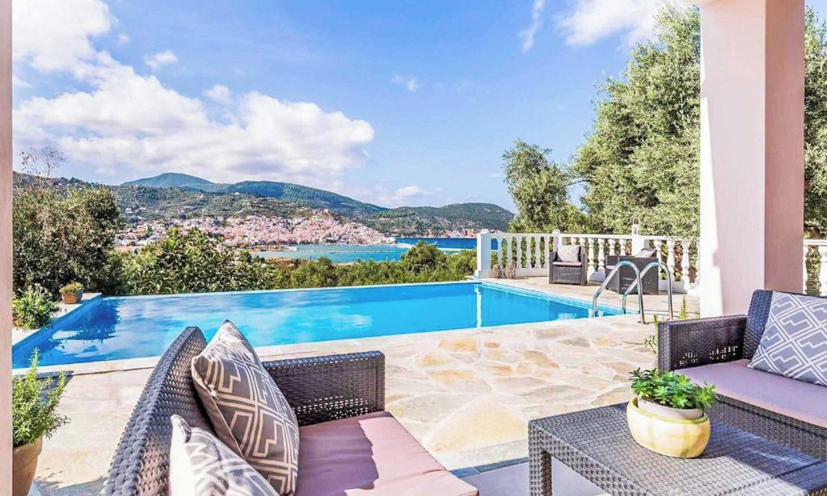 Skopelos Town Villa | Villa Revenio - Three Bedroom Villa, Sleeps 5