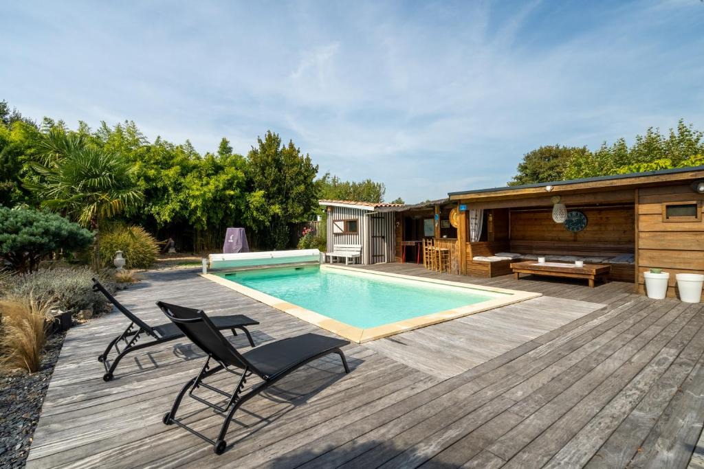 Saint-Jean-d'Illac House | Villa Saint Jean - Maison avec piscine privée
