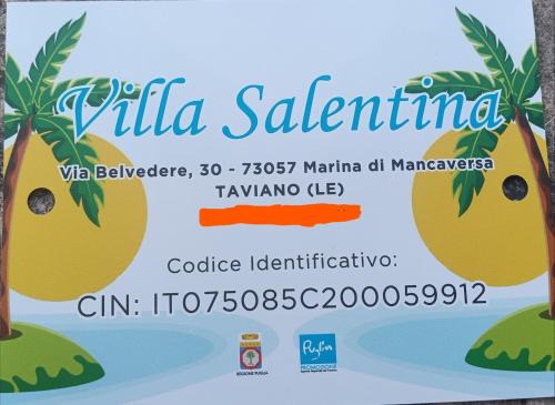 Marina di Mancaversa House | villa,Salentina, vista mare