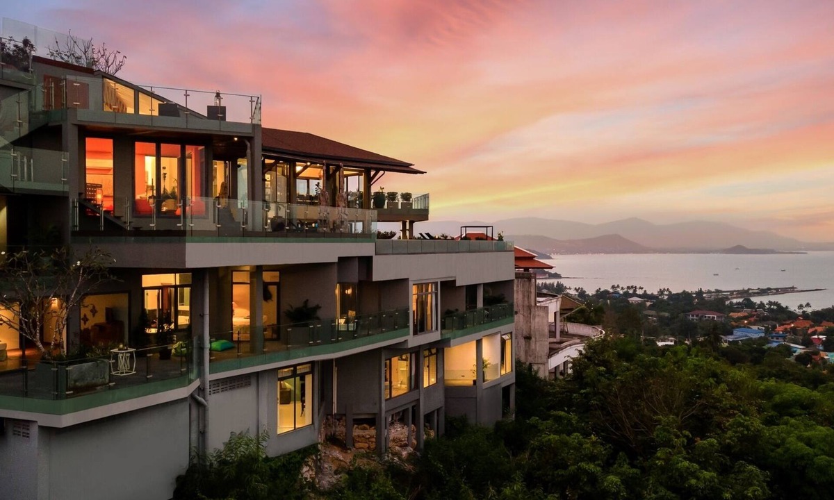 Bophut Villa | Villa Skyfall - 6 Bedroom Villa with Expansive Seaview and Private Theatre