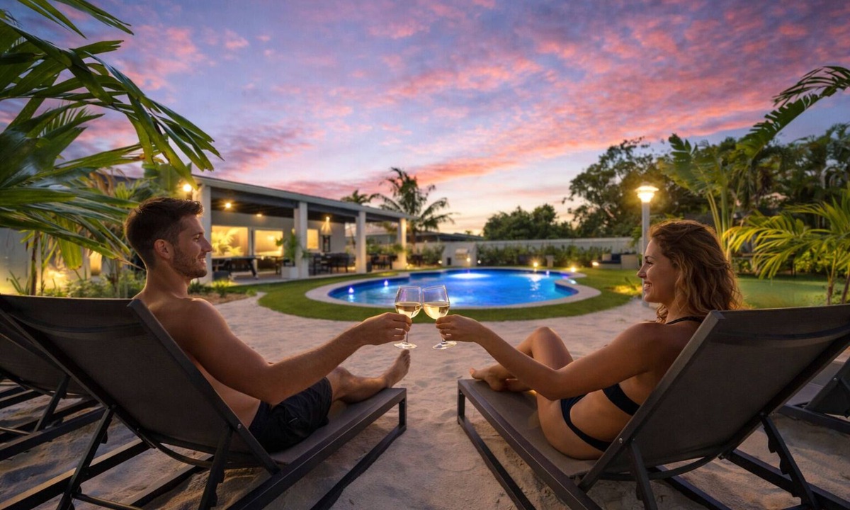 Ludlam House | Villa Solstice/Heated Pool, BB Court, Games, BBQ