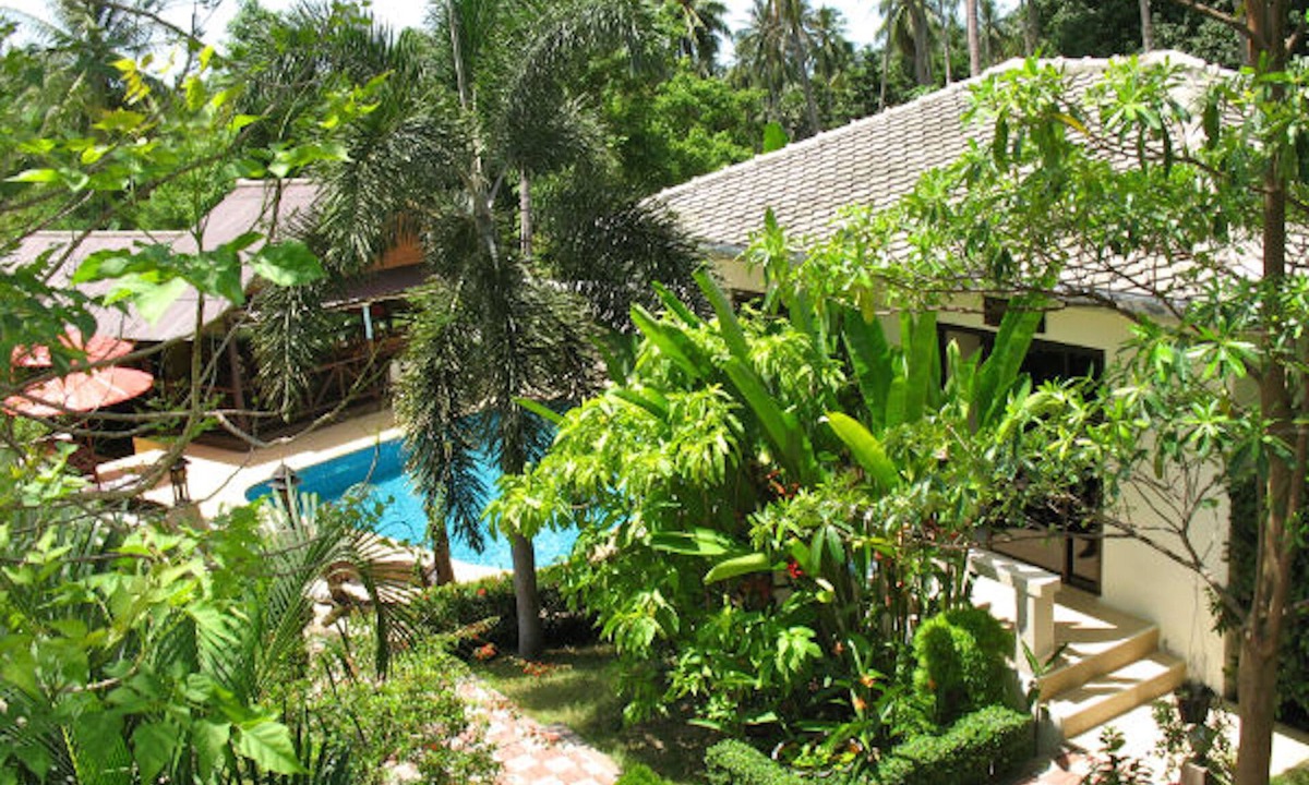 Lamai Villa | VILLA SUITE 4 PERS in beautiful zen garden, SWIMMING POOL JACUZZI, BEACH 400M