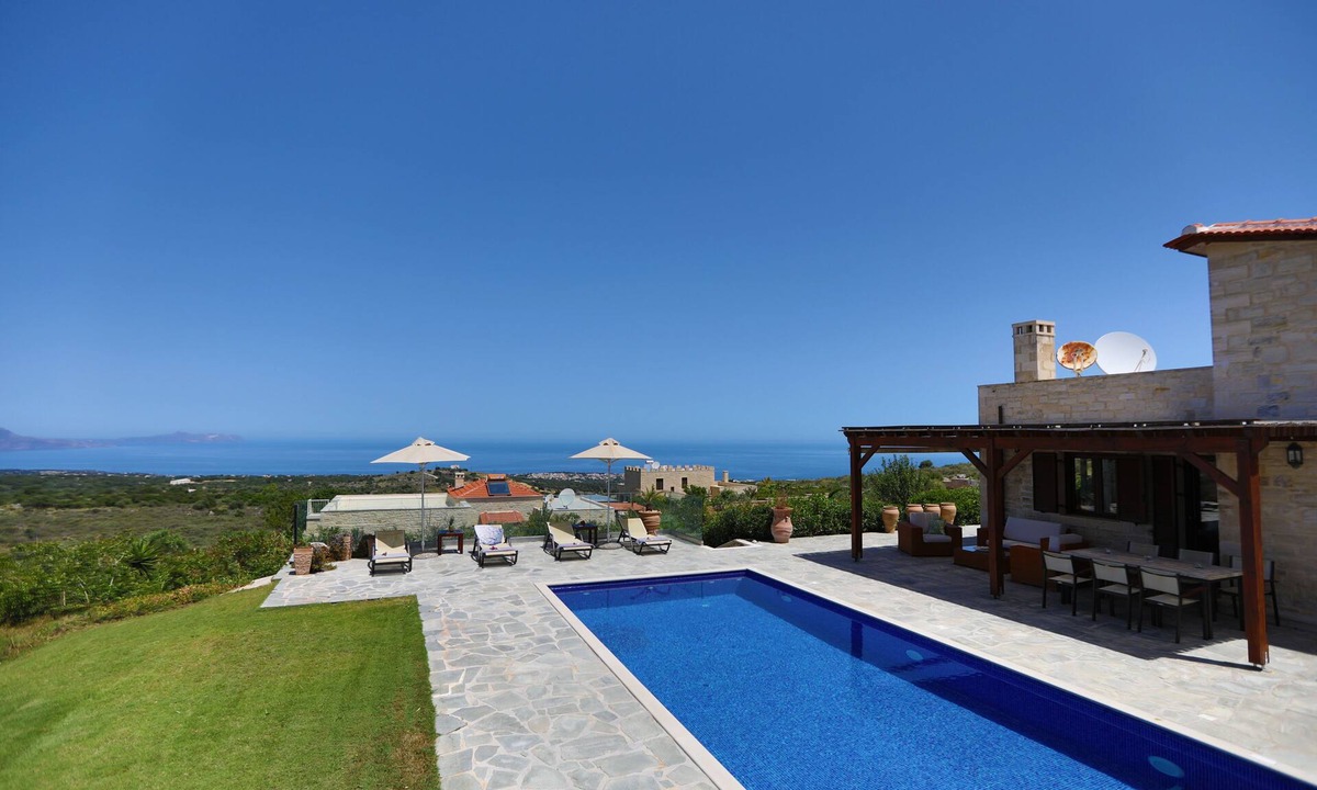 Atsipopoulo Villa | Villa Tara, unforgettable view in a luxurious villa
