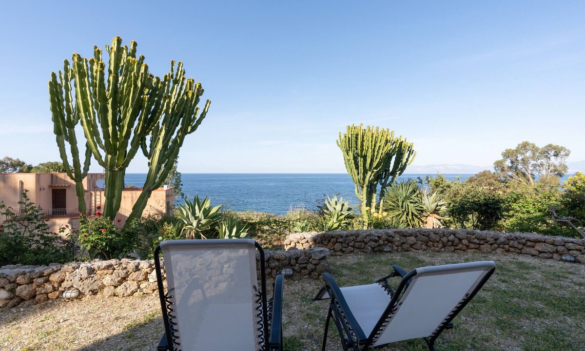 Scopello Villa | Villa "Water Front Scopello" with Sea View, Private Beach Access, Garden, and Wi-Fi