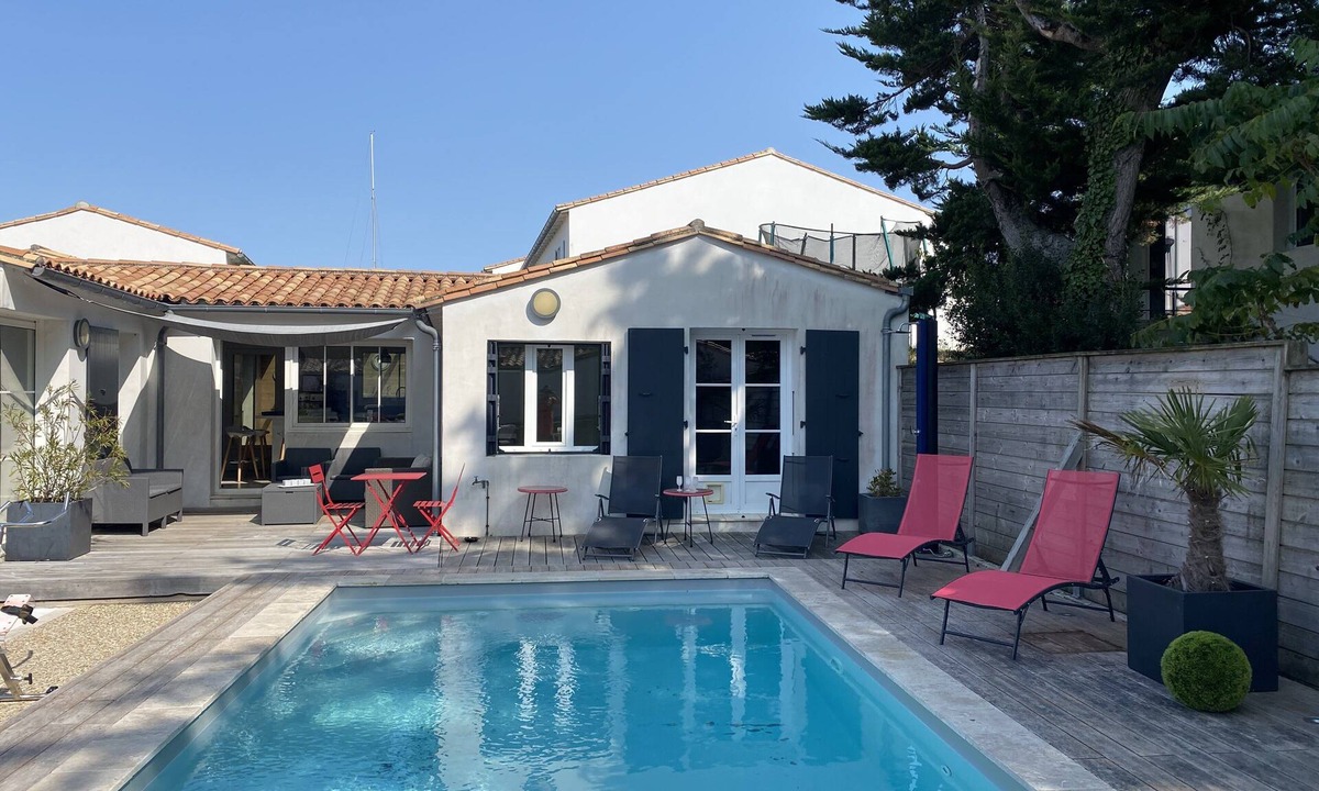 Rivedoux-Plage Villa | VILLA WITH POOL, 3-minute walk from the BEACH on Île de Ré - Air Conditioning