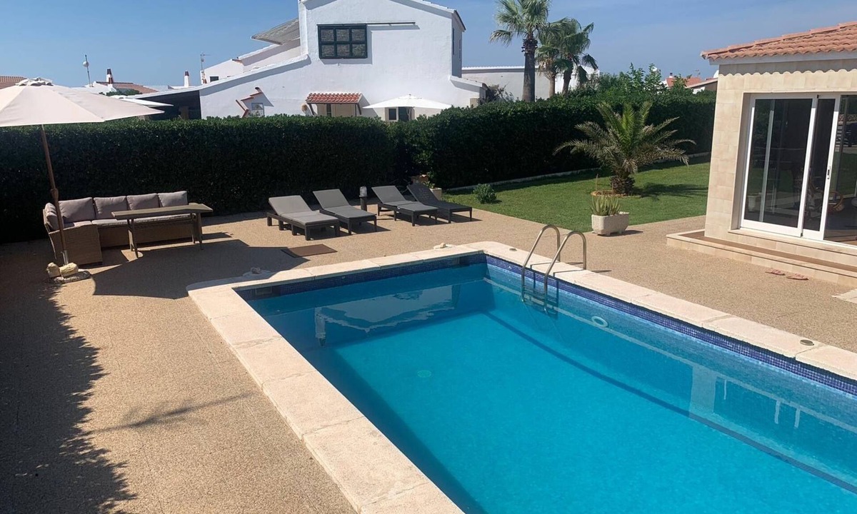 Cap d'Artrutx Ski Chalet | Villa with private pool and sea views in Cap dártrutx