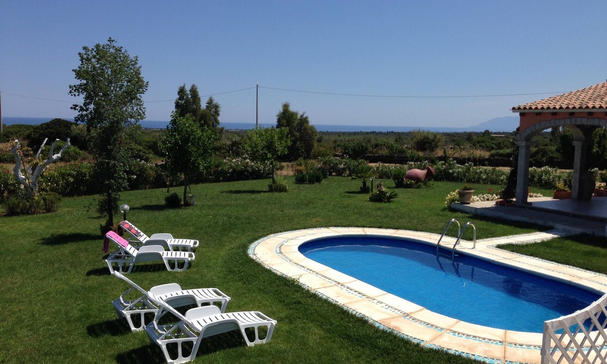 Orosei House | Villa with private pool, large lawn, all with sea view.