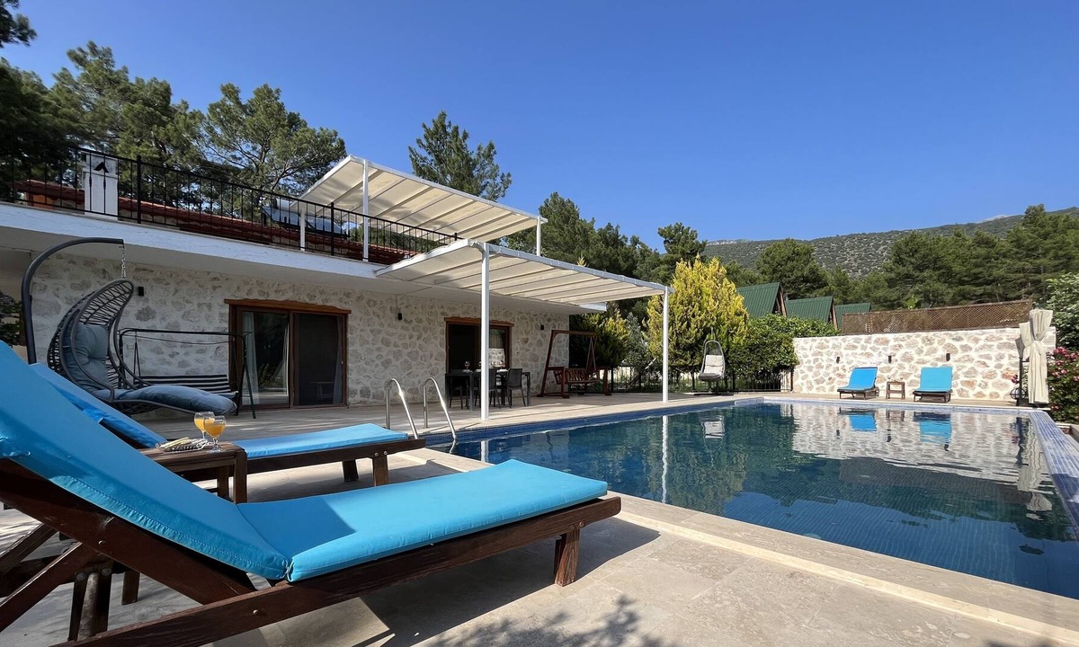 Faralya House | Villa with Private Pool in Wonderful Nature in Kas - AWZ 123