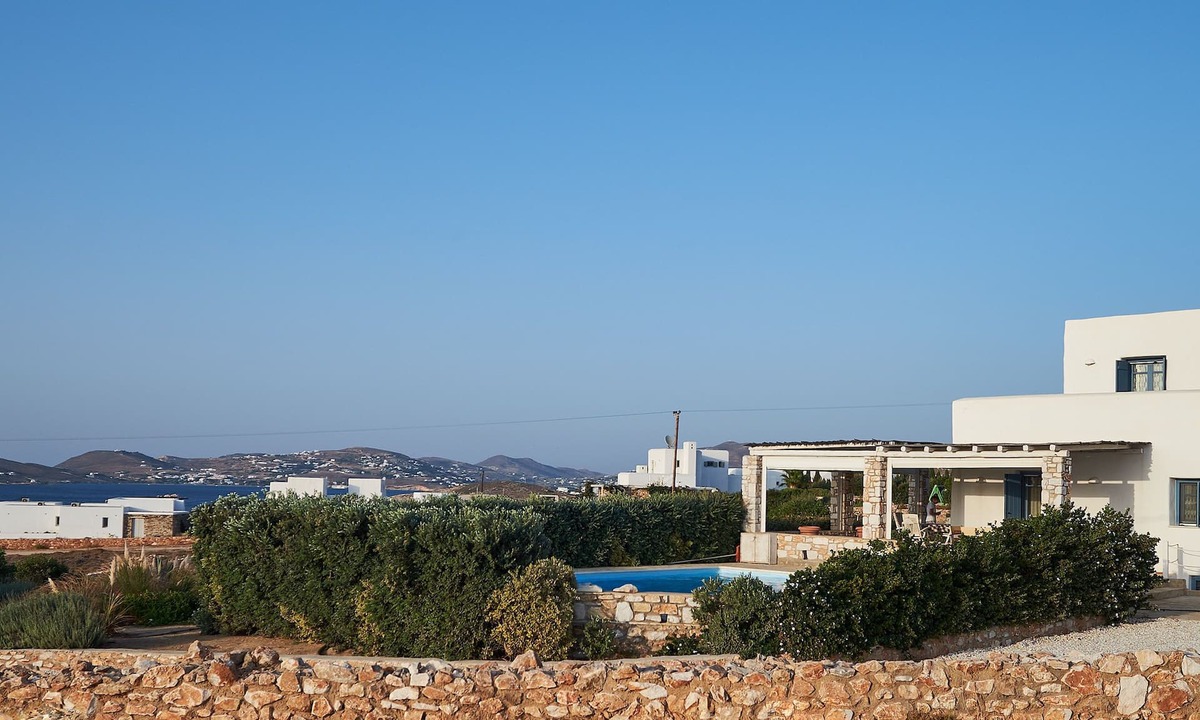 Parasporos Villa | Villa with private wind-sheltered pool, fab seaviews, walking distance to Beach