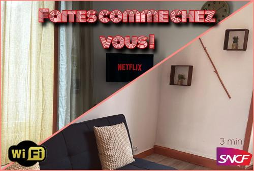 Brive-la-Gaillarde Apartment | Villa Zola climatisé proche du centre et de la gare