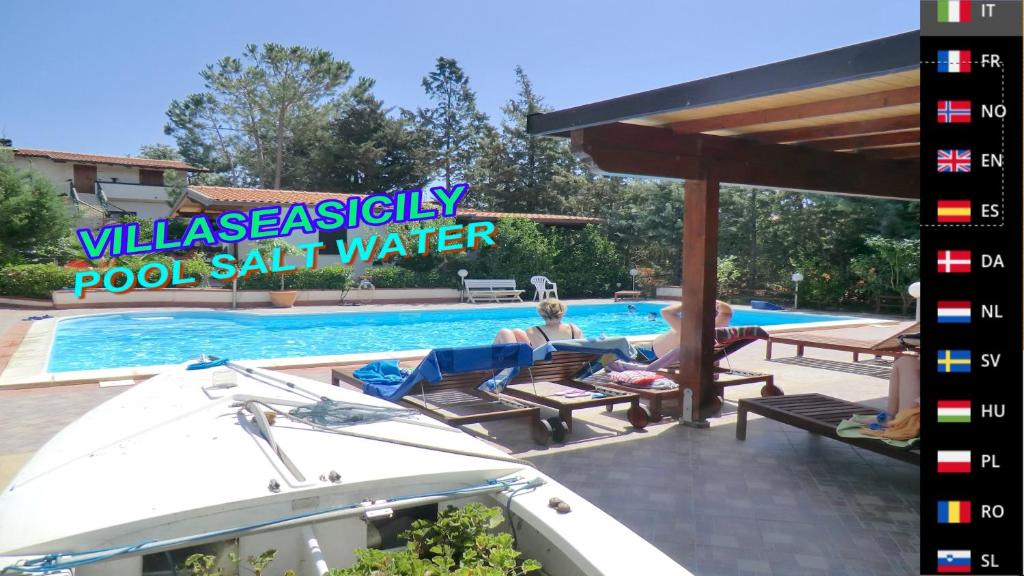 Balestrate Villa | VILLASEASICILY , POOL SALT WATER and NATURAL CHLORINE IN BALESTRATE - PALERMO