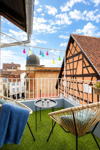 Selestat Apartment | Vue Exceptionnelle sur les toits Alsace
