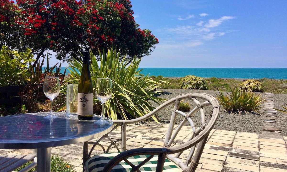 Napier House | Walk on Waterfront & big views define this newly renovated Beach House. Pets OK