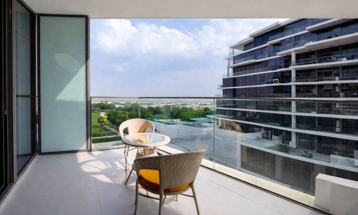 Dubai Apartment | Warm & Stylish Studio with Balcony