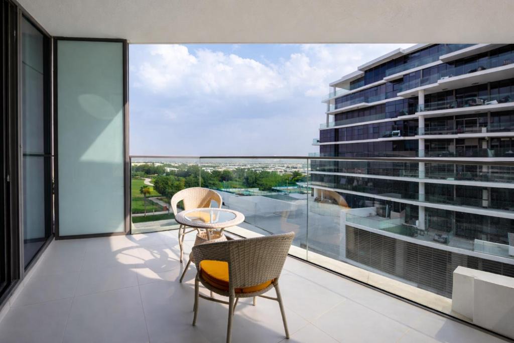 Dubai Apartment | Warm & Stylish Studio with Balcony