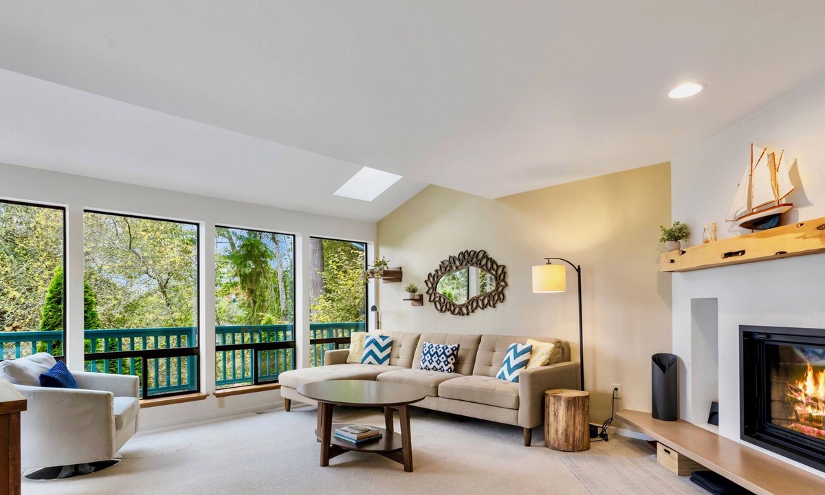 The Bowl of Edmonds House | Water and Mountain View, Quiet Downtown Edmonds Home with Woods and a Creek