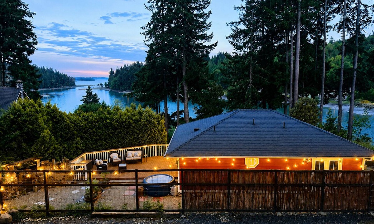 Burley House | Water View Cove Cottage with Private Dock, Hot Tub, Fire Pit
