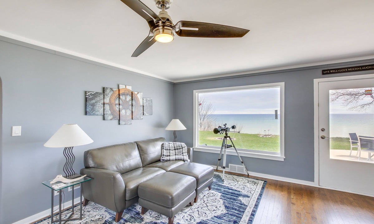 Algoma House | Waterfront Algoma Vacation Rental on Lake Michigan