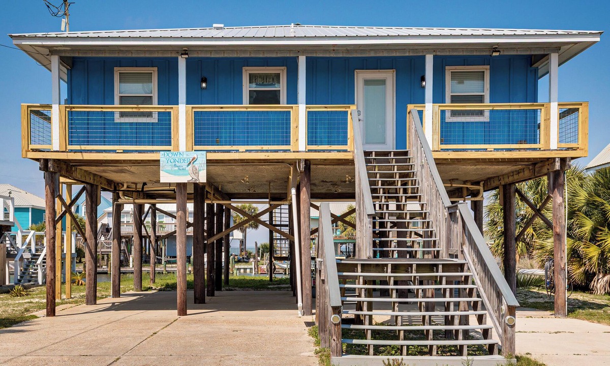 Silver Cay House | Waterfront Dauphin Island Home w/Deck & Boat Dock