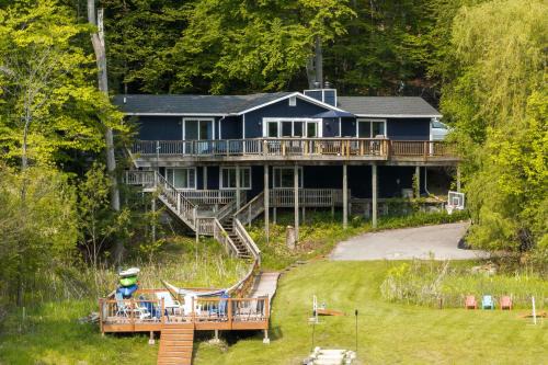 Rapid City House | Waterfront Deck + Dock: Torch Lake Home!