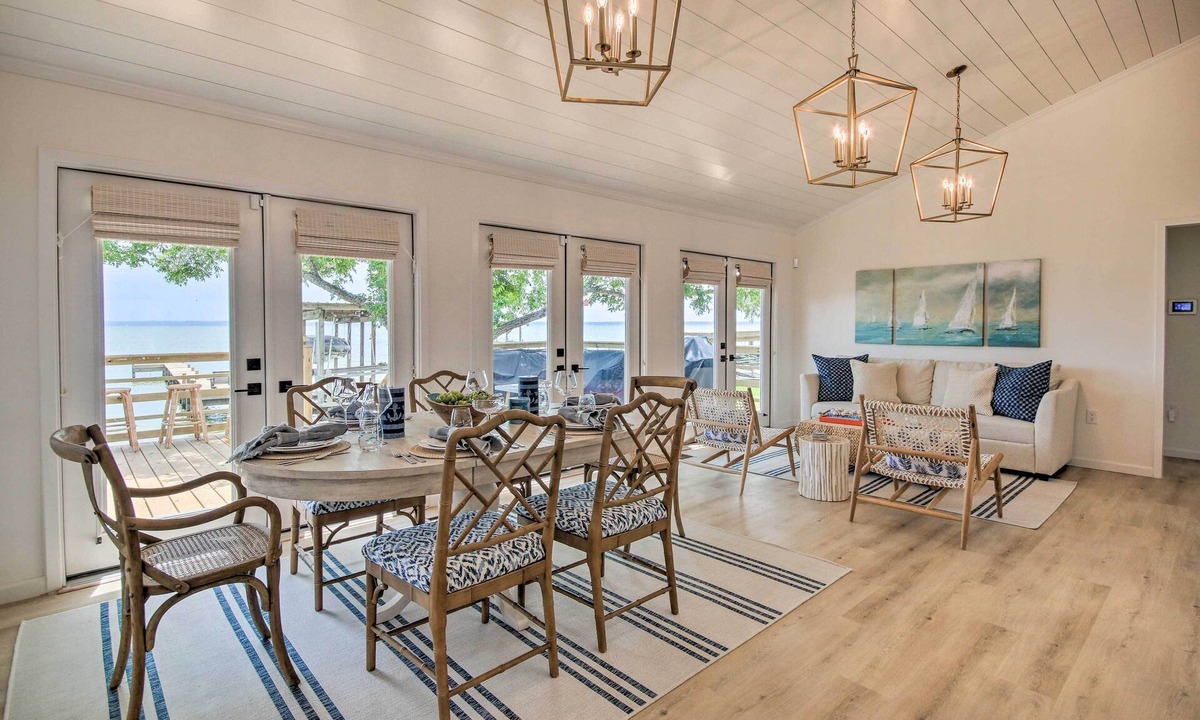 West Livingston House | Waterfront Livingston Home w/Dock & Porch!