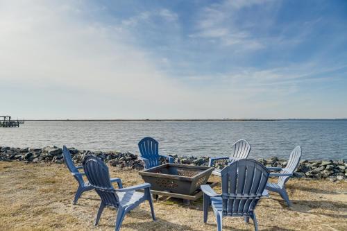 Upper Fairmount House | Waterfront Marion Station Retreat w/Private Dock!