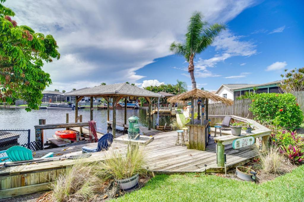 Holiday Cove House | Waterfront Merritt Island Vacation Rental w/Pool!