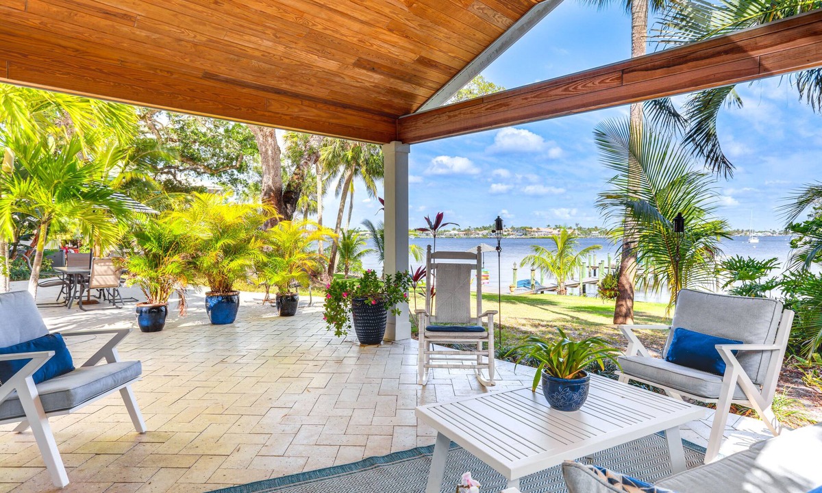 Stuart Cottage | Waterfront Stuart Oasis w/Hot Tub & Dock!