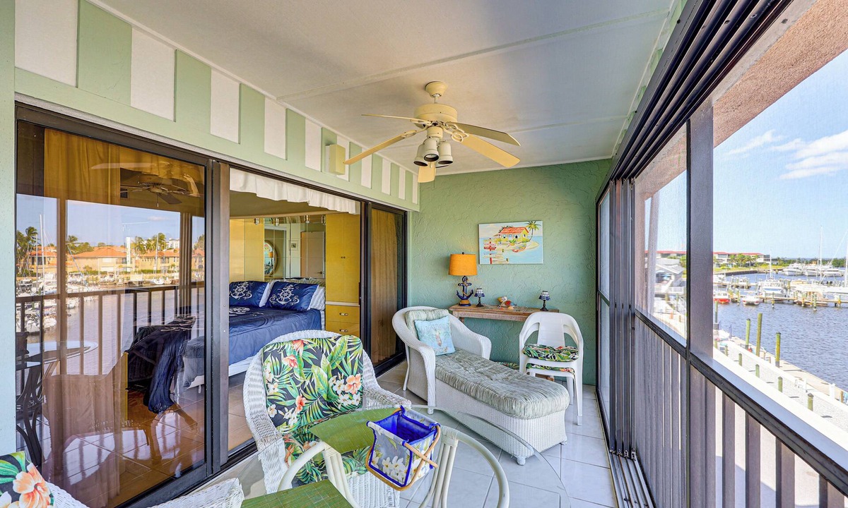 Burnt Store Marina Condo | Waterfront Views + Pool Access: Punta Gorda Escape