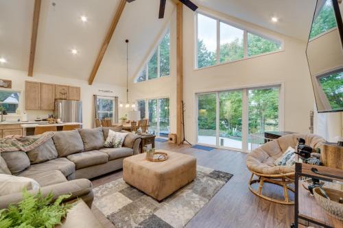 Webster House | Waterfront Webster Cabin w/Dock on Warner Lake!