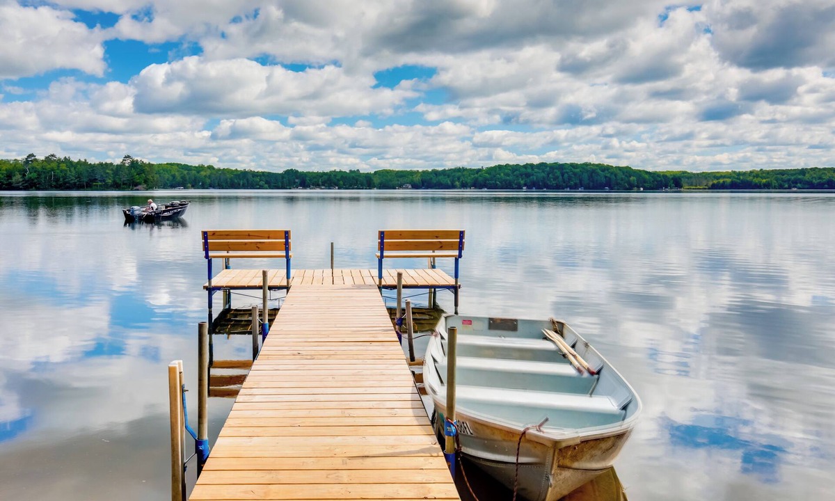 Harshaw Cabin | Waterfront Wisconsin Cabin: Private Dock, Fire Pit