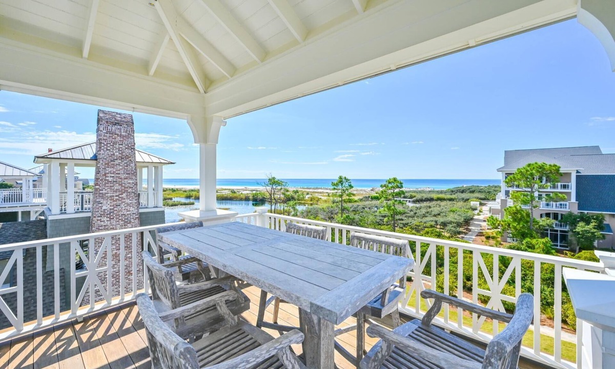 WaterSound Beach House | WaterSound Getaway with Gulf and Dune Lake Views, Pool and Elevator