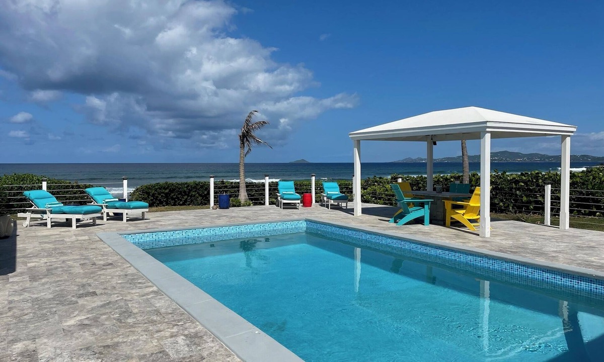 Judith's Fancy House | Wave Away! A Gorgeous Beachfront home with private pool!