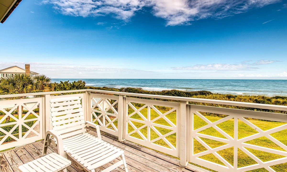Debordieu Colony Condo | Well-appointed Oceanfront Villa with Elevator, wifi and decorated in a French country style