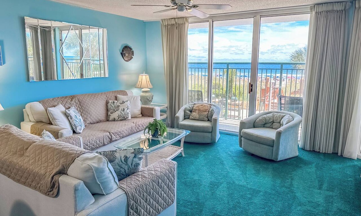 Windy Hill Condo | Windy Hill Dunes 105! 1st floor, 3 BR Premium Ocean Front Condo. Book your vacation today!