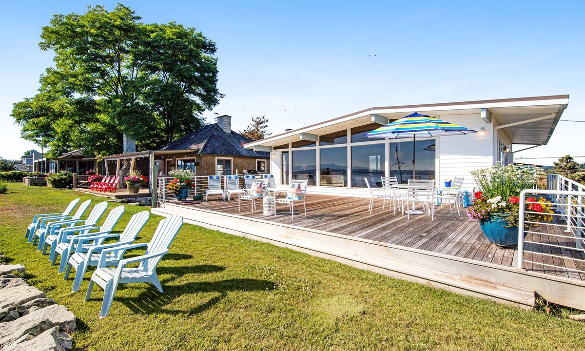 Clinton House | Wonderful Waterfront Escape w/an Indoor Hot Tub, Furnished Deck, & Great Views