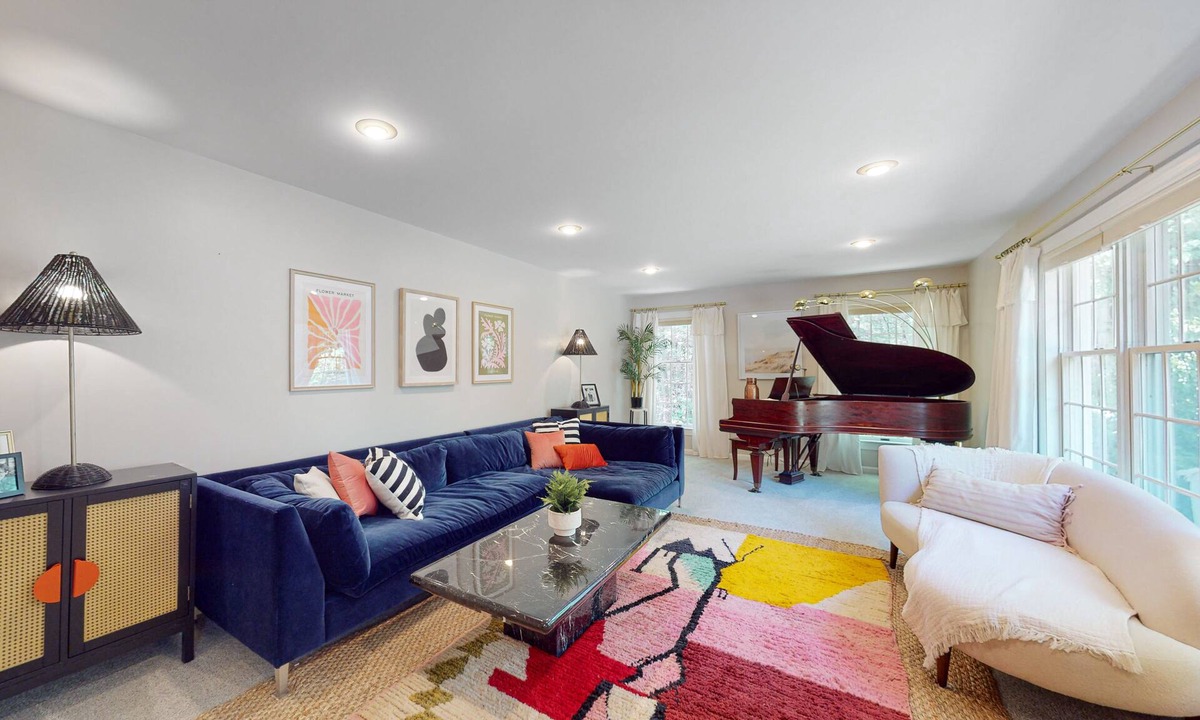 Bath House | Woodland home with screened porch, 2 living rooms - near historic waterfront