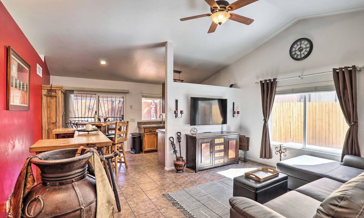 Coyote Corridor House | Yard + Fire Pit: Quiet East Tucson Escape