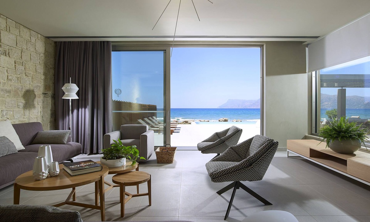 Korfalonas Villa | Youphoria Beach front luxury villa Votsalo 6 bedrooms