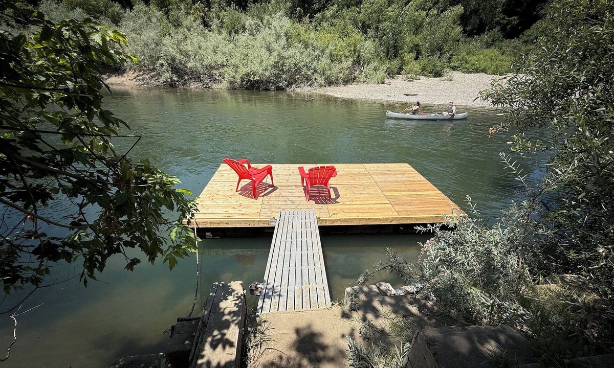 Hacienda House | Your Riverside Russian River Resort! Seasonal Dock!HtTb/PupOK~Point of View