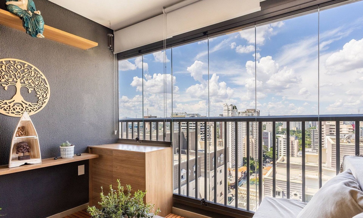 Indianopolis Apartment | Zen Studio W/panoramic View of Sao Paulo Onj2612
