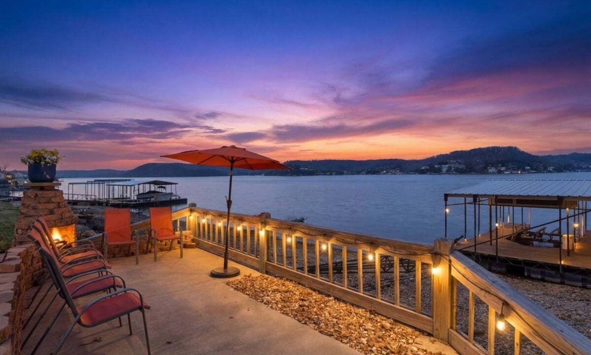 Roach House | Zero-Step Dock Life with Big Views, Lake Toys, Firepit, Boat Slip at 43MM