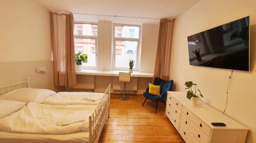 Jungbusch Apartment | Zimmer im Erdgeschoss