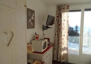 3rd floor, balcony, tv, ski locker, 21m², Chamrousse